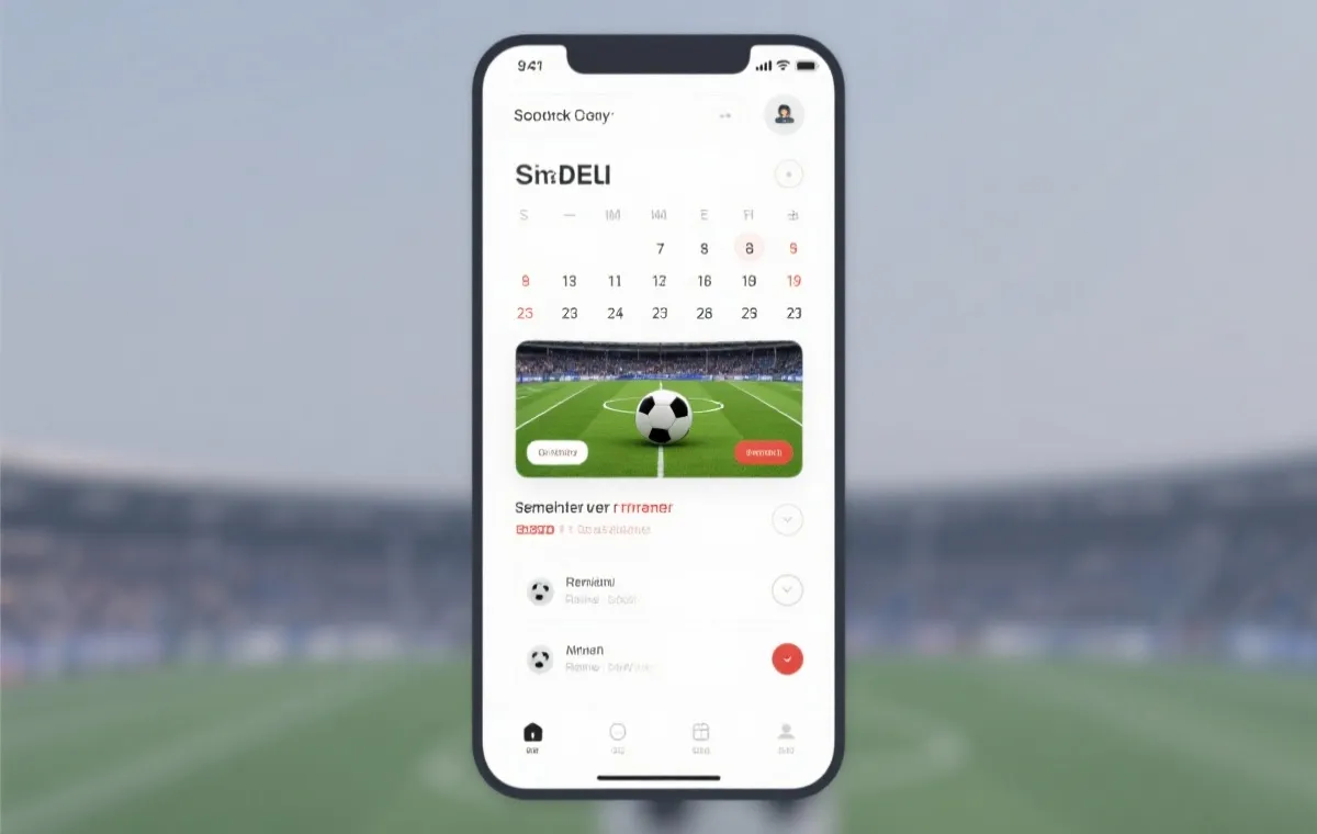 日历赛程示意图